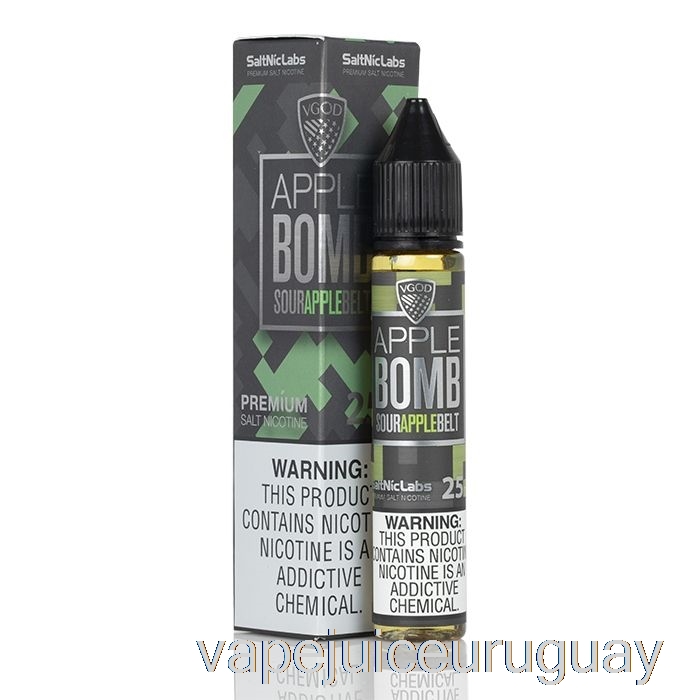 Bomba De Manzana - E-líquido Vgod - 60ml 0mg Vape Uruguay